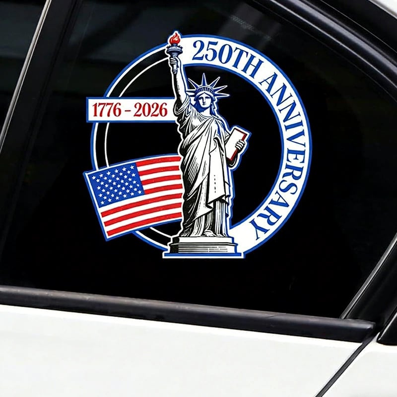 USA 250th Anniversary Decal 1776-2026