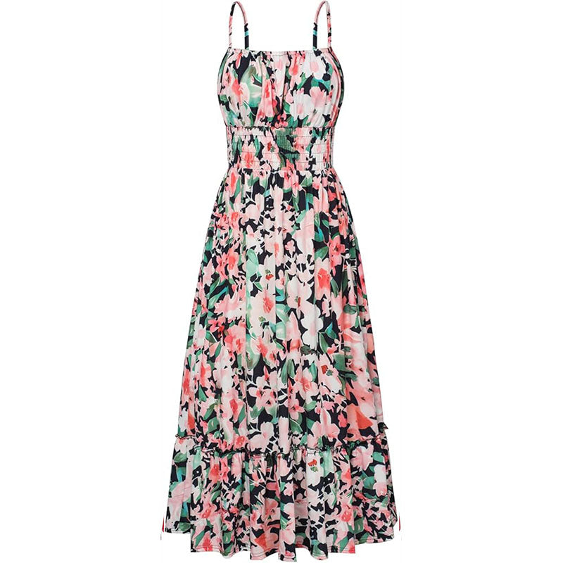 🌸 Floral Maxi Dress with Pockets – Breezy, Boho & Perfect for Summer