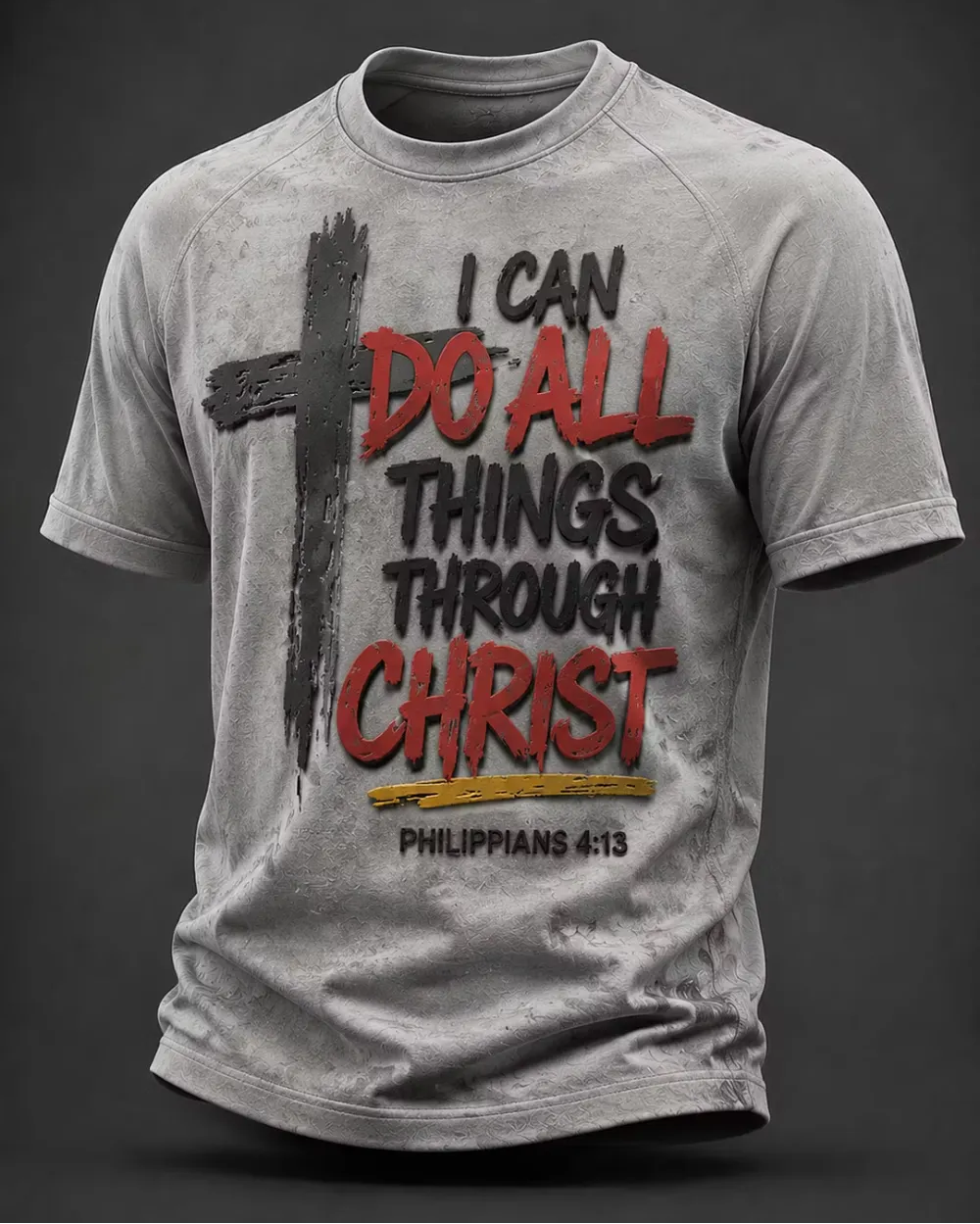 ✝️Men’s Philippians 4:13 Faith Tee