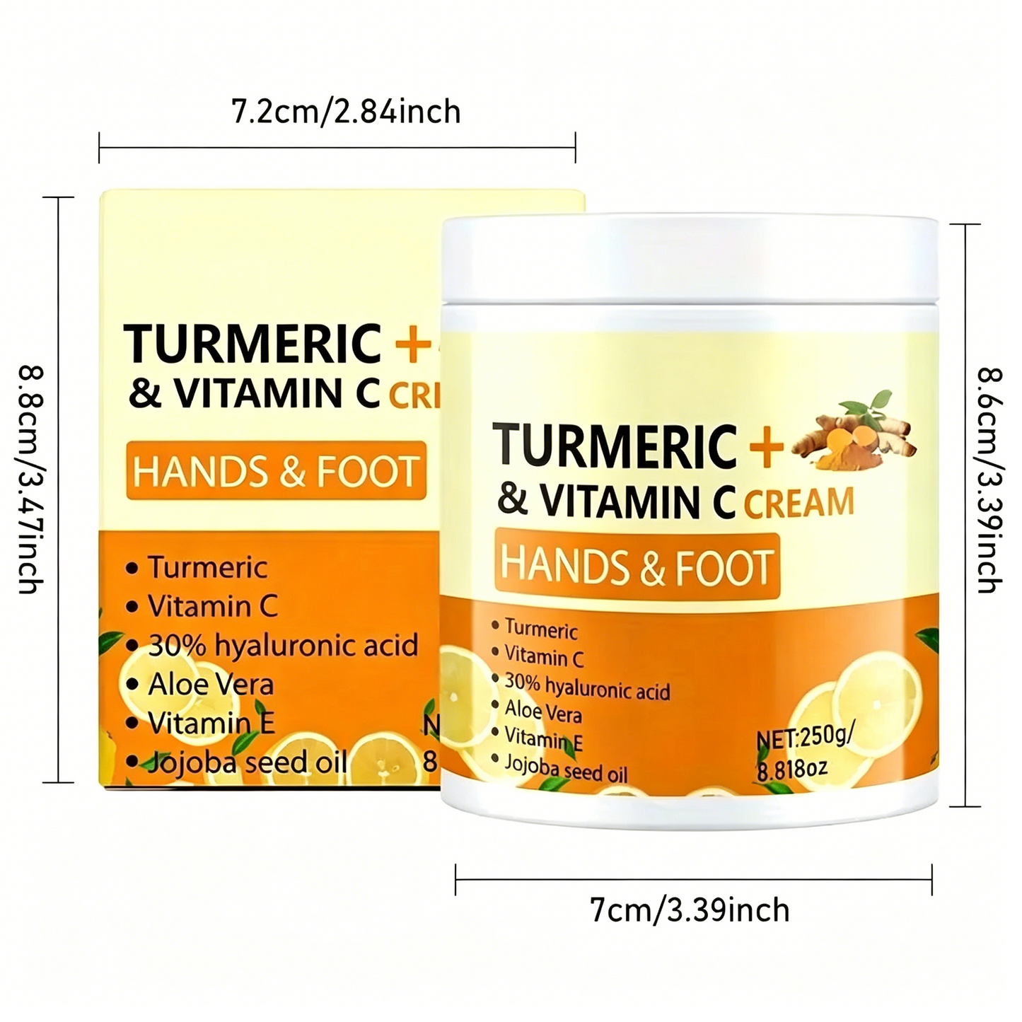 🌟 Turmeric & amp Vitamin C Hand and Foot Cream