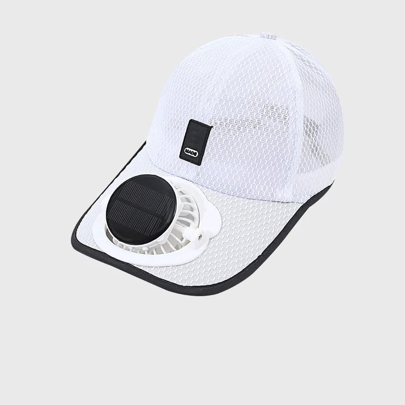 ☀️ Solar & USB Dual-Powered Fan Hat: UPF50+ breathable cooling baseball cap with 3-speed 360° adjustable whisper-quiet fan!