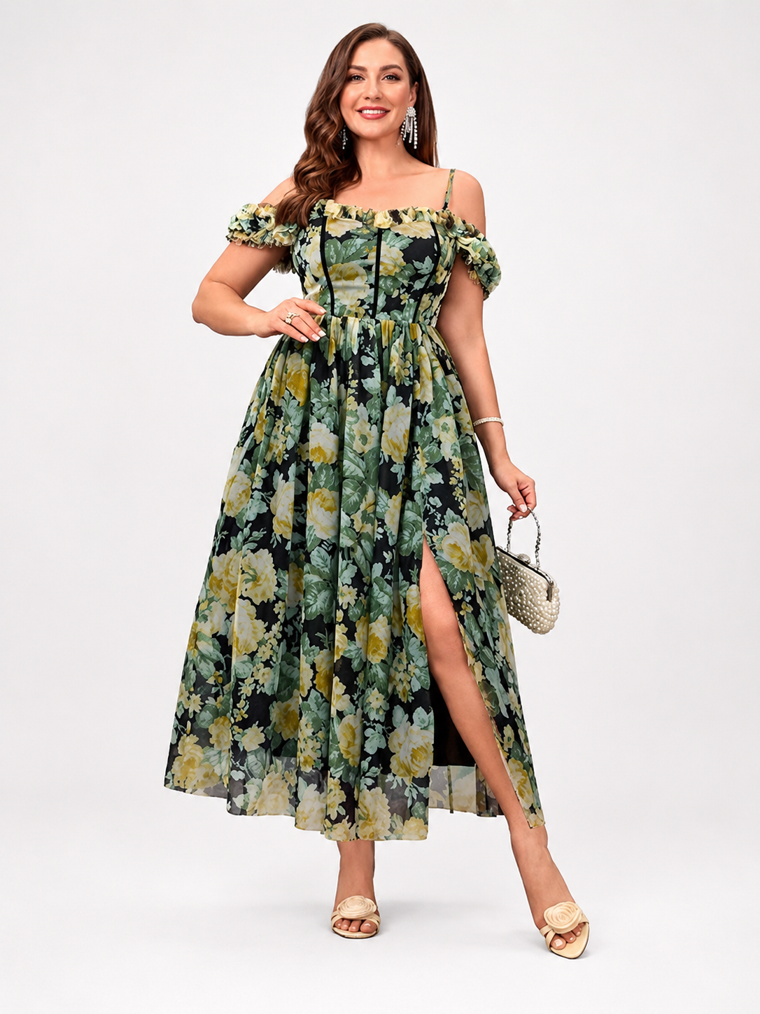 💃Curvy Elegance Formal Cocktail Party Dress