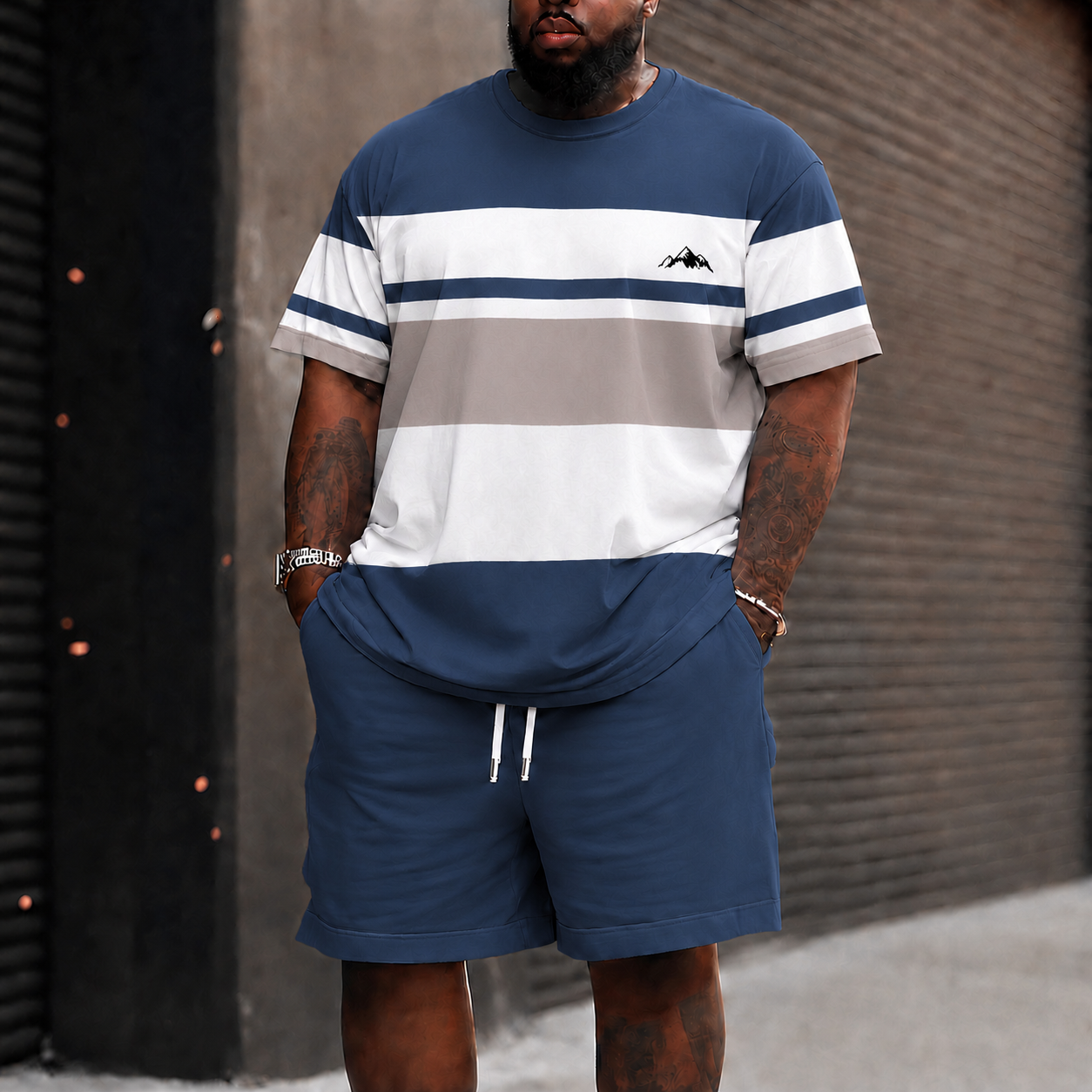 🔥💪Men’s Plus Size Daily Wear Set