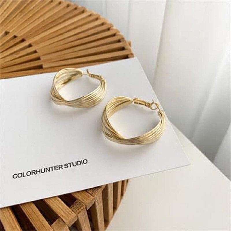 High-end hoop earrings