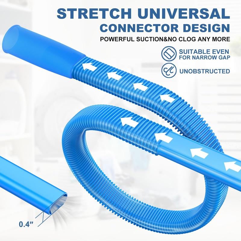 🛡️ Fire-Prevention Dryer Vent Cleaner Kit: Deep Cleaning Lint Remover Vacuum Attachment Tool ✨