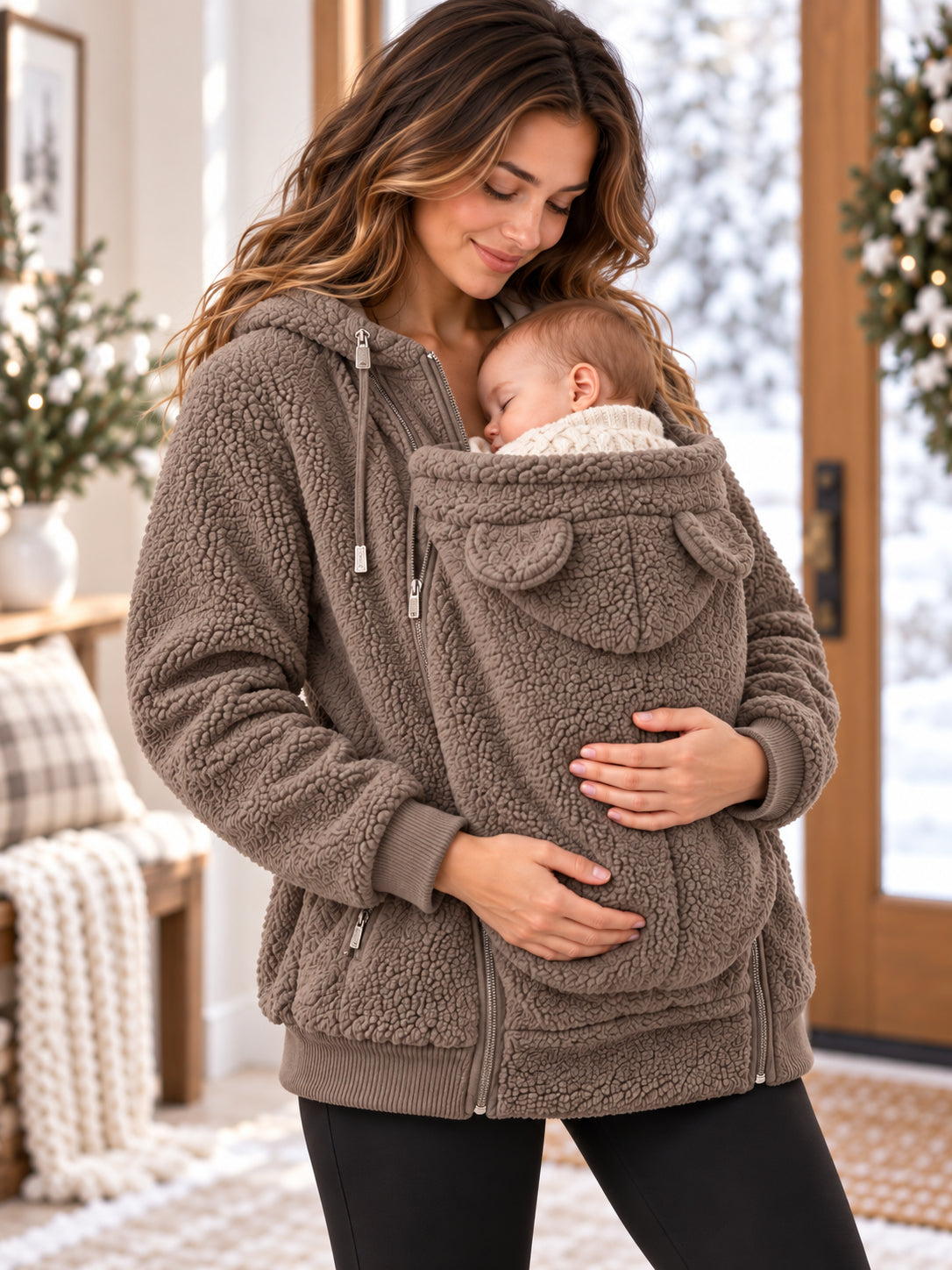 Cozy Babywearing Fleece Hoodie