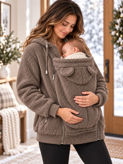 Cozy Babywearing Fleece Hoodie