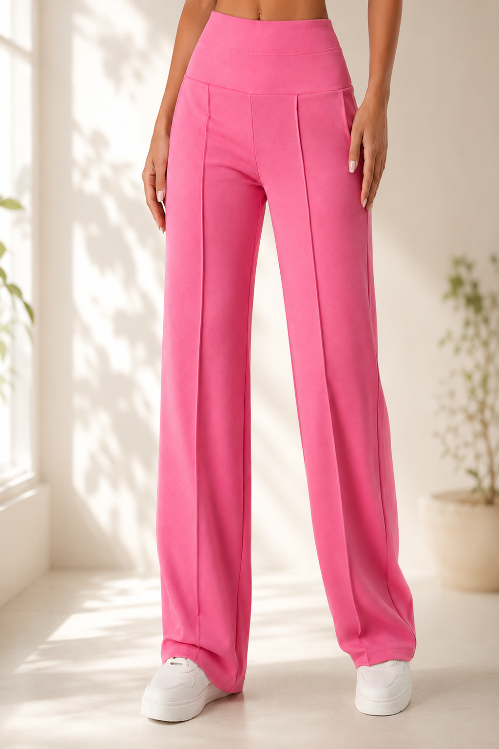💐Women's High-Waisted Loose Casual Trousers