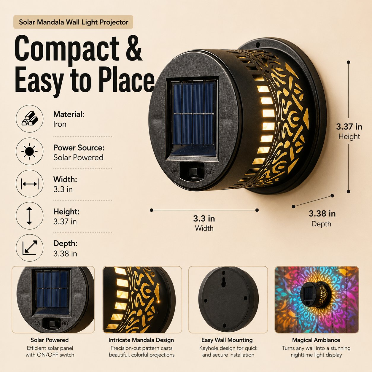 ⚡2026 New Solar Mandala Lights