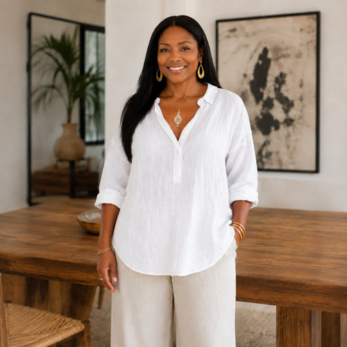 Women's Casual  V-Neck Blouse