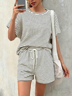 ✨ Oversized Striped 2-Piece Lounge Set