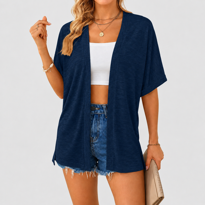 🌿 Breathable Cotton Cardigan – Light Layer for Summer Days