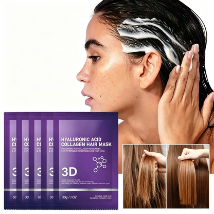 💆‍♀️ 3D Collagen & Hyaluronic Acid Deep Hydration Hair Mask