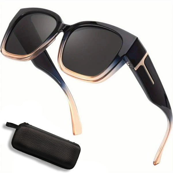 🔥Polarized Fit Over Sunglasses for Women🕶️ – UV400 Protection for Prescription Glasses ✨