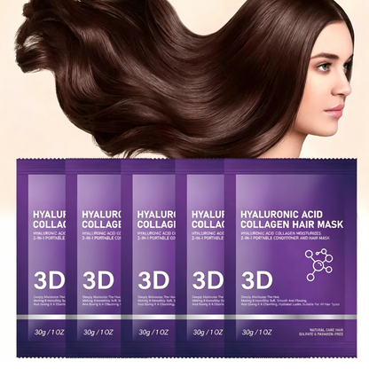 💆‍♀️ 3D Collagen & Hyaluronic Acid Deep Hydration Hair Mask