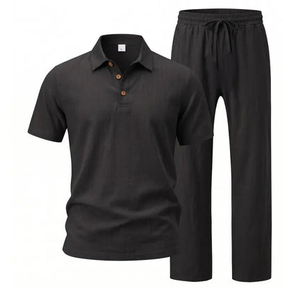 Men’s Linen-Blend Vacation Set