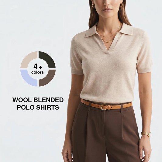 ☁️Women’s Soft Knit Polo Top