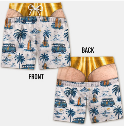 😂Funny Patriotic Men’s Swim Trunks