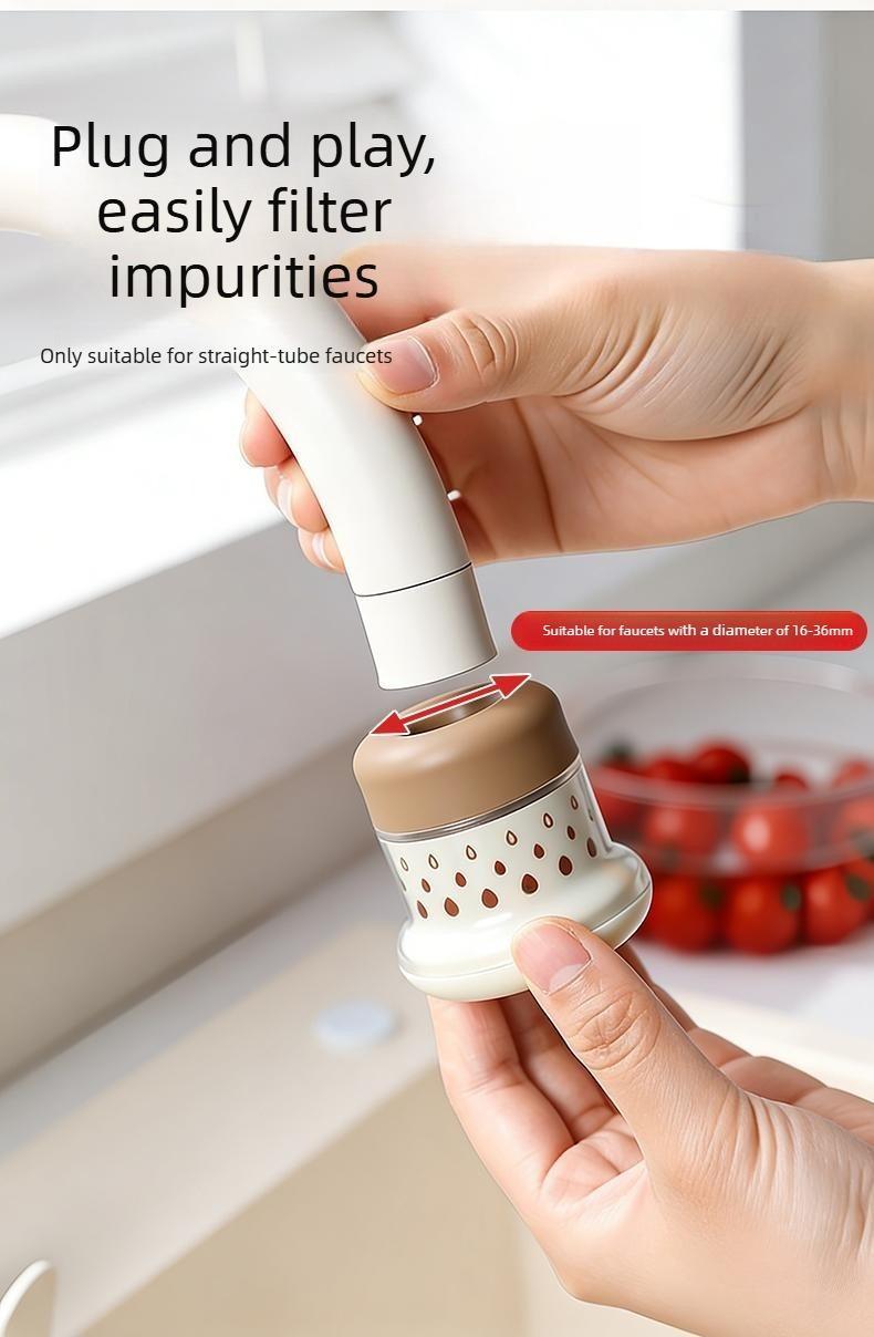 🚰 Rotatable Multi-Layer Faucet Water Filter &amp; Splash Guard