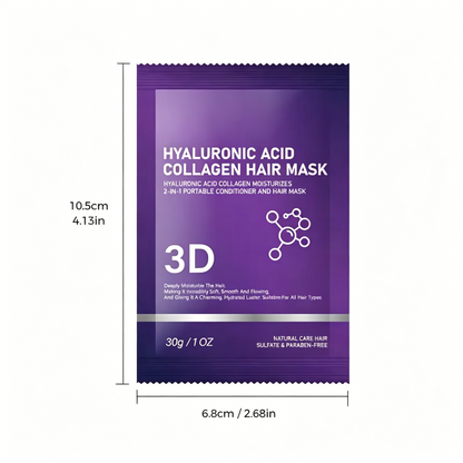 💆‍♀️ 3D Collagen & Hyaluronic Acid Deep Hydration Hair Mask