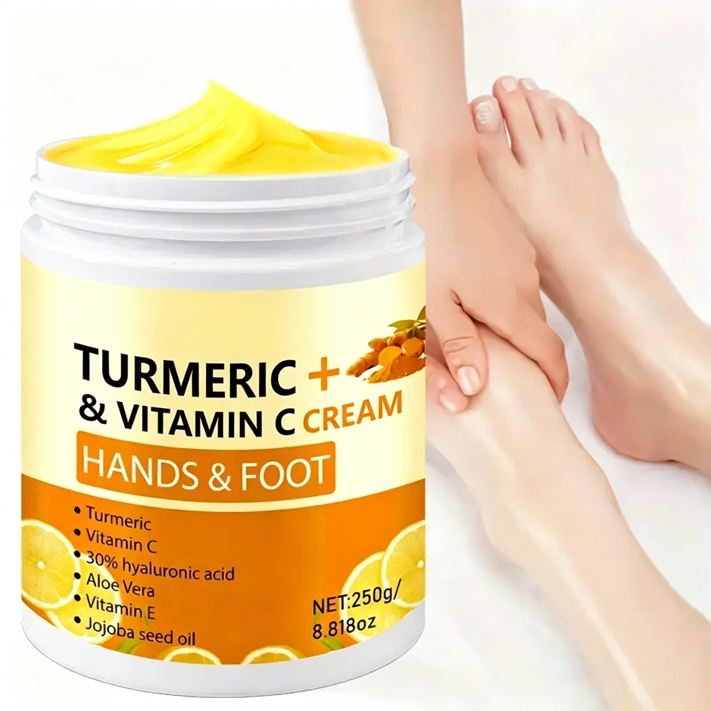 🌟 Turmeric & amp Vitamin C Hand and Foot Cream