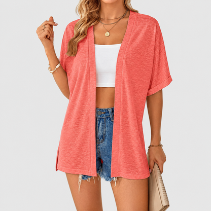 🌿 Breathable Cotton Cardigan – Light Layer for Summer Days