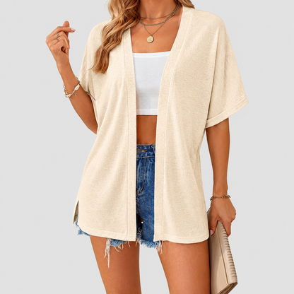🌿 Breathable Cotton Cardigan – Light Layer for Summer Days