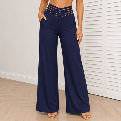 Plus Size Wide Leg Trousers for Women 💙
