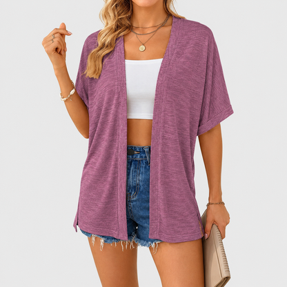🌿 Breathable Cotton Cardigan – Light Layer for Summer Days