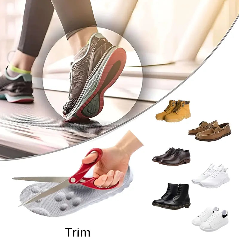 👟 Premium 4D Cloud Anti-Fatigue Insoles
