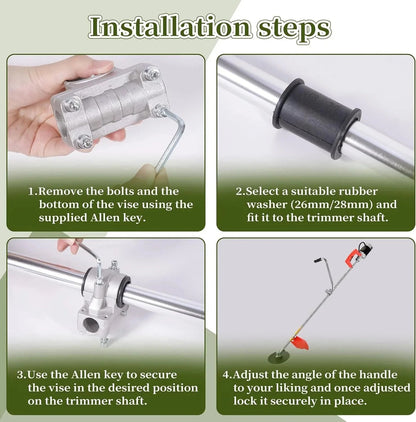 🔥 Best-Seller – Ergonomic String Trimmer Handle Extension for Better Grip & Control 🌿