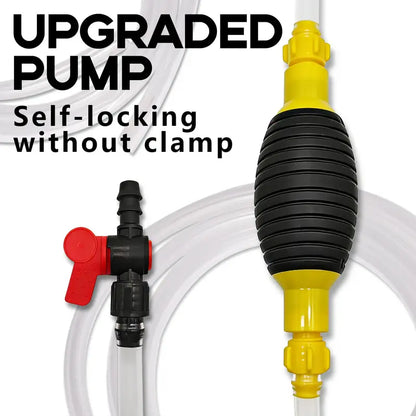 ⛽ High-Flow Manual Siphon Transfer Pump Kit