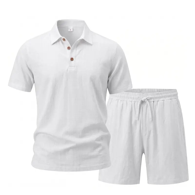 Men’s Linen-Blend Vacation Set