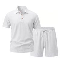 White Shorts set