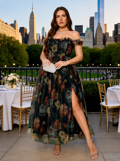 💃Curvy Elegance Formal Cocktail Party Dress