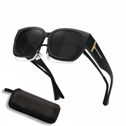🔥Polarized Fit Over Sunglasses for Women🕶️ – UV400 Protection for Prescription Glasses ✨