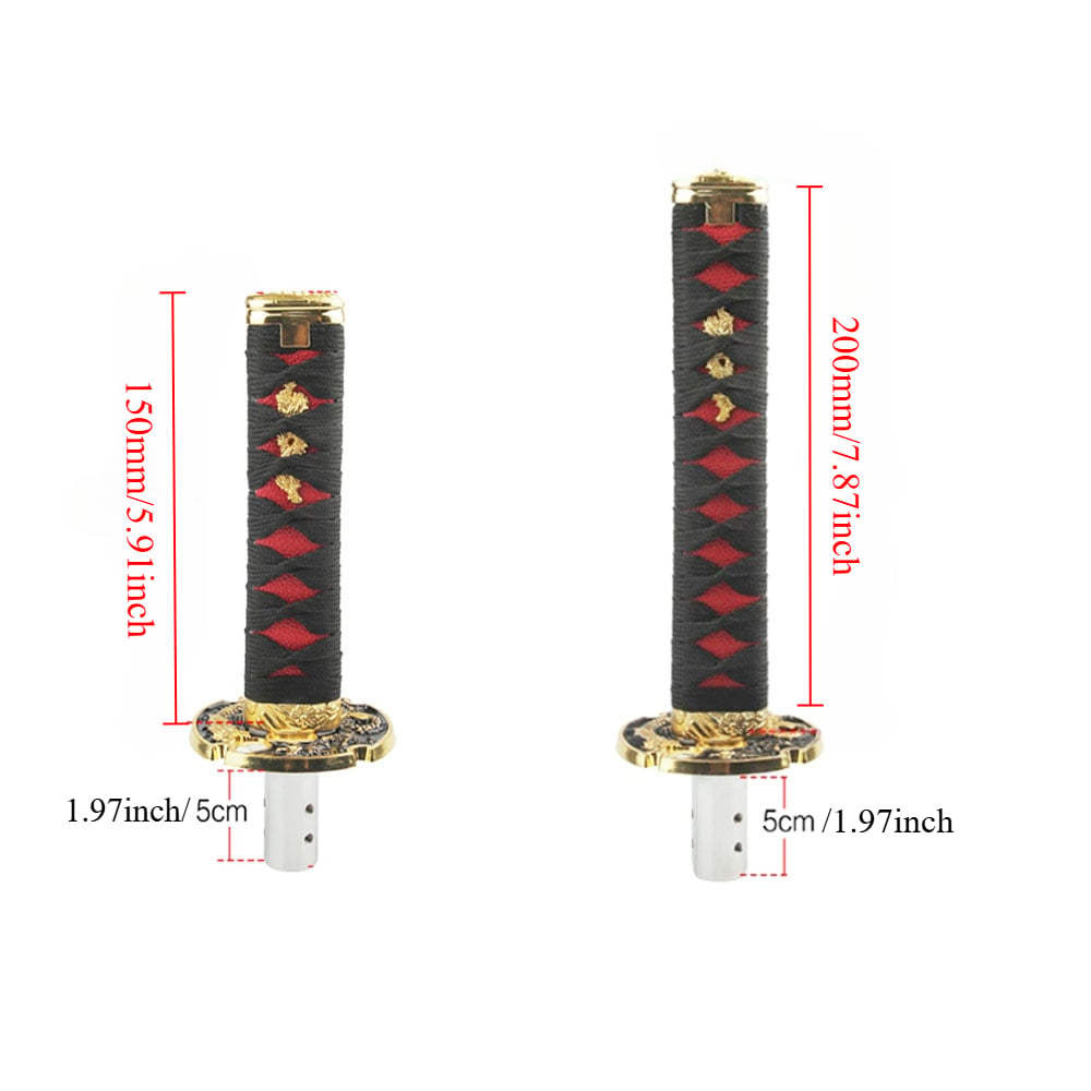 🔪Katana Gear Shift Knob – Transform Your Drive Into a Samurai Experience