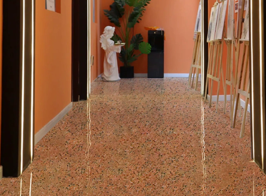 🔥Up to 50 % off!🔥High-gloss epoxy resin floor coating with a marble effect