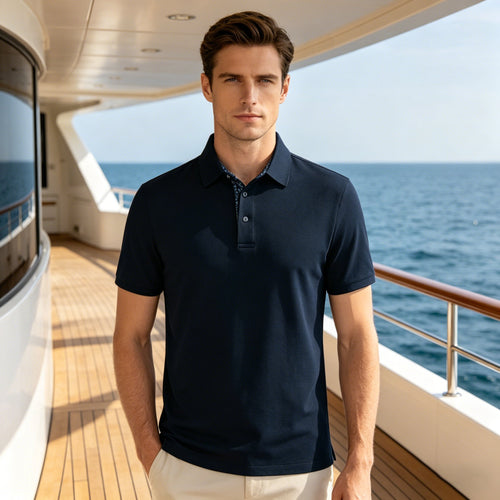 👕 Men's Quick-Dry Performance Polo Shirt | Moisture-Wicking & UPF30+