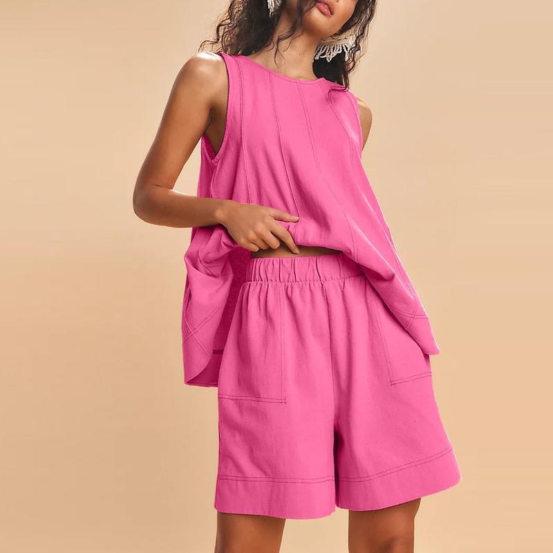 ☀️ Breezy Cotton-Linen Two-Piece Set