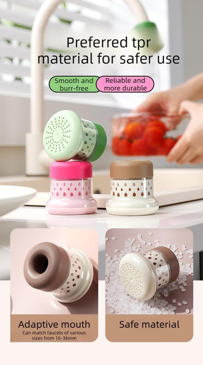 🚰 Rotatable Multi-Layer Faucet Water Filter &amp; Splash Guard