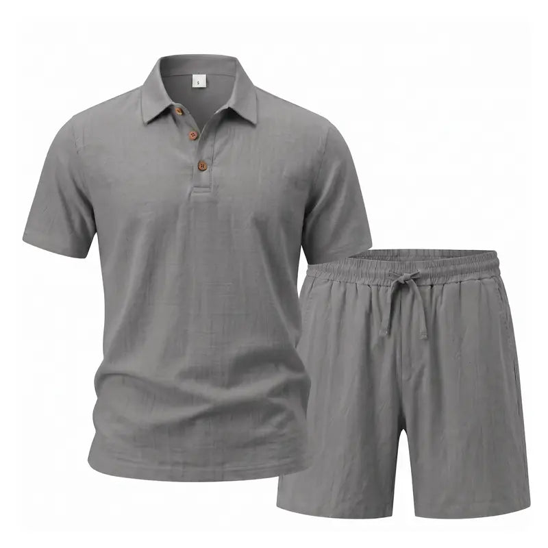 Men’s Linen-Blend Vacation Set