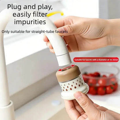 🚰 Rotatable Multi-Layer Faucet Water Filter &amp; Splash Guard