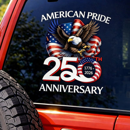 USA 250th Anniversary Decal 1776-2026