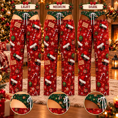 Funny 3D Christmas Matching Pajama Set