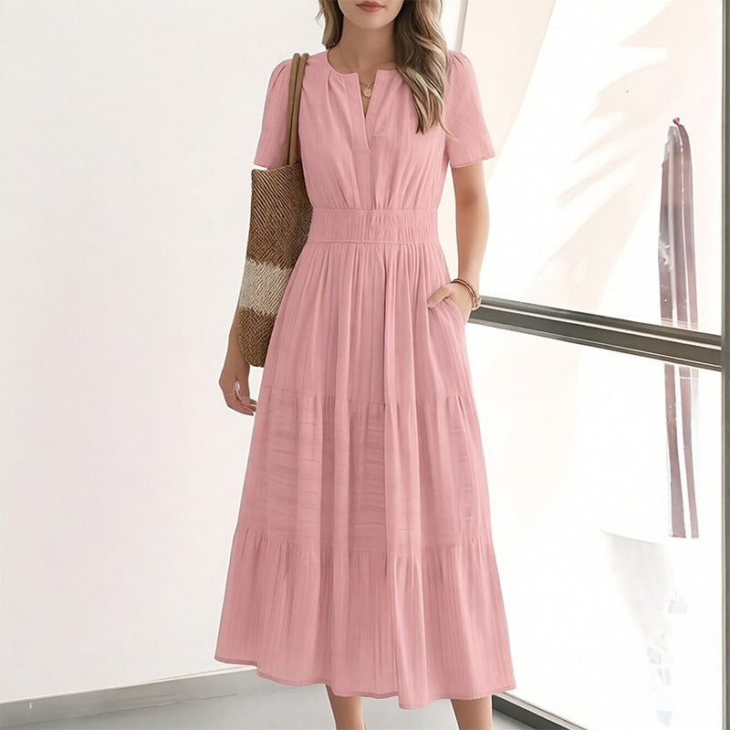 🌸 Women's Casual Boho Midi Beach Dress