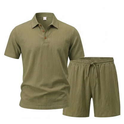 Men’s Linen-Blend Vacation Set