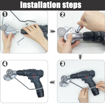 ⚙️ Heavy-Duty Metal Nibbler Drill Attachment