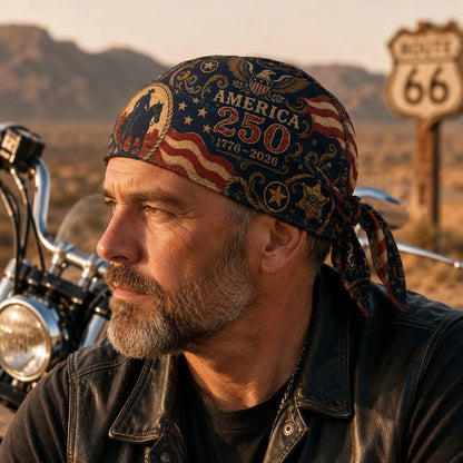 ⚡️Independence Day 49% OFF- 🏍️ America 250 Cycling Pirate Hat / Biker Headwrap
