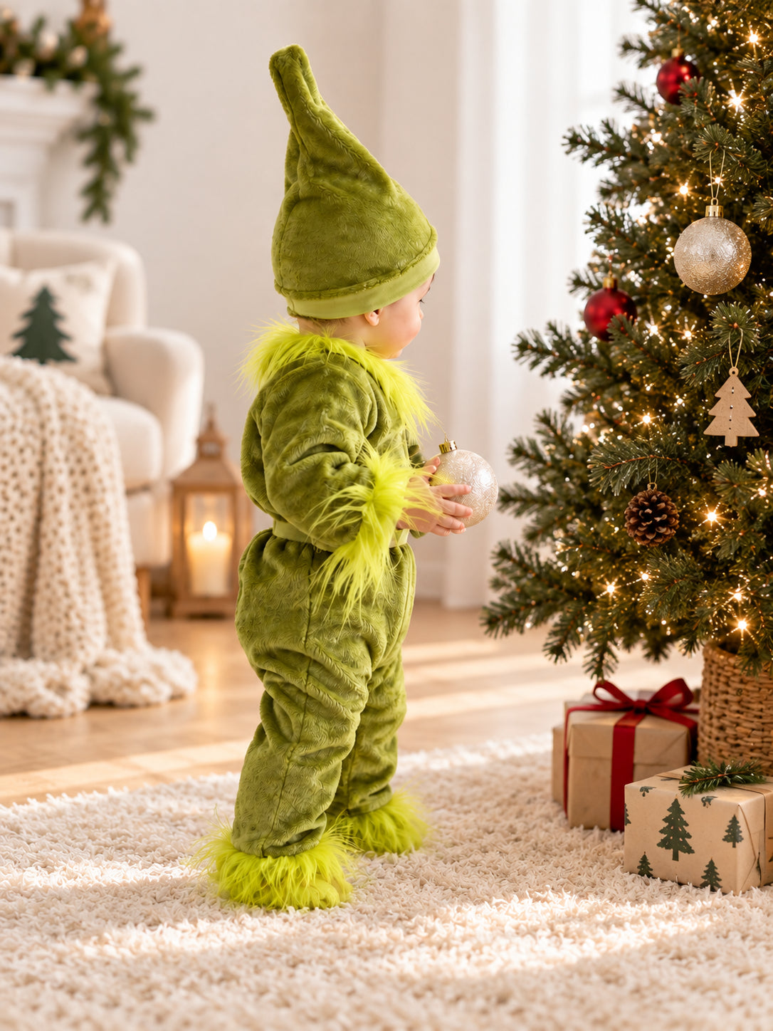 Baby’s Cozy Holiday Costume Set